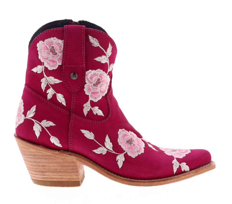 Liberty Black * | Liberty Black Boots Official Liberty Black Garden Fuchsia Floral Short Lb7129102