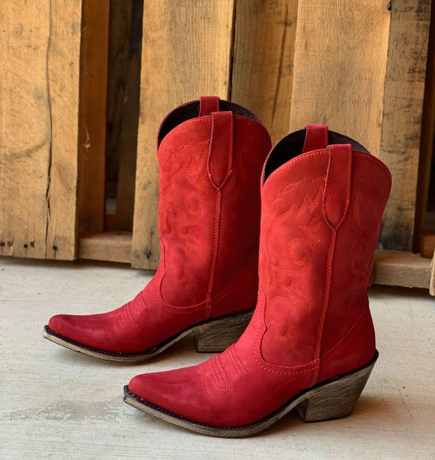 Liberty Black * | Liberty Black Boots Wholesale Liberty Black Ruby Rojo Red Boot Lb711219