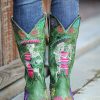 Old Gringo * | Old Gringo Boots Official Old Gringo Mariachi Fiesta Green L3587-4