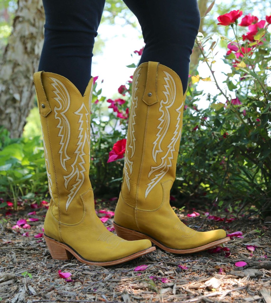 Liberty Black * | Liberty Black Boots Official Liberty Black Stitch Sunshine Yellow Soley Lb711551