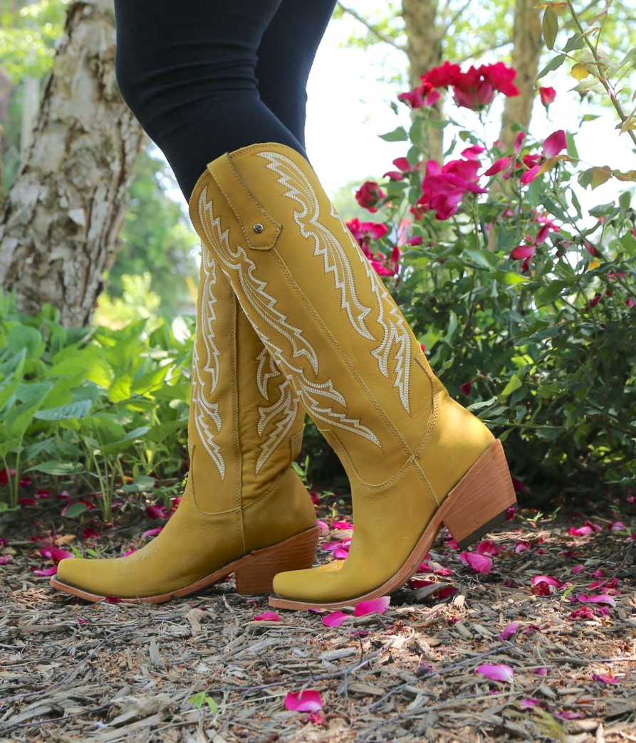 Liberty Black * | Liberty Black Boots Official Liberty Black Stitch Sunshine Yellow Soley Lb711551