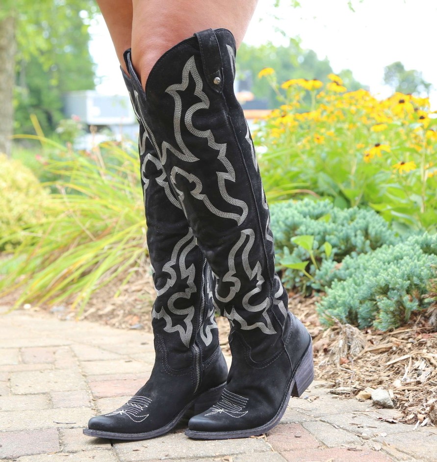 Liberty Black * | Liberty Black Boots Wholesale Liberty Black Allyssa Negro Lb712989