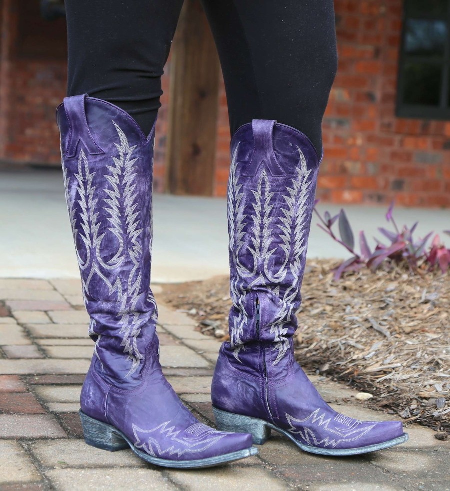 Old Gringo * | Old Gringo Boots Wholesale Old Gringo Mayra Bis Purple L1213-21