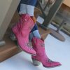 Old Gringo * | Old Gringo Boots Fire Sale Old Gringo Sol Stud Pink L826-5