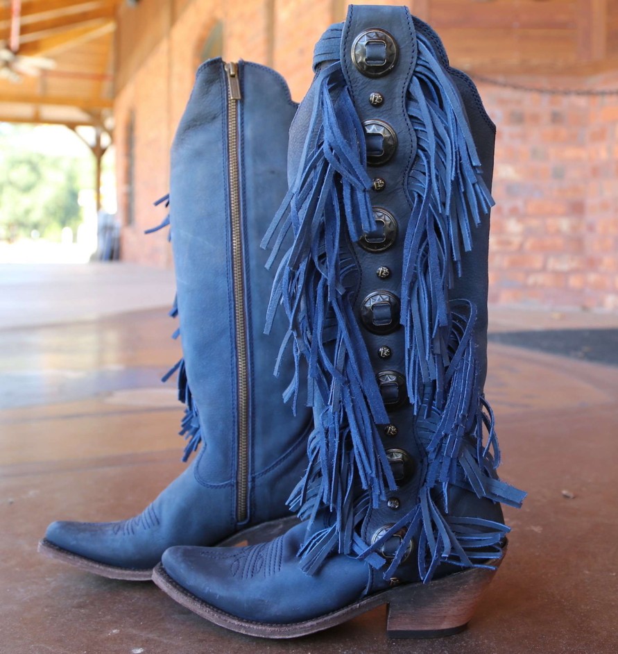 Liberty Black * | Liberty Black Boots Best-Selling Liberty Black Ophelia Russian Blue Lb712953