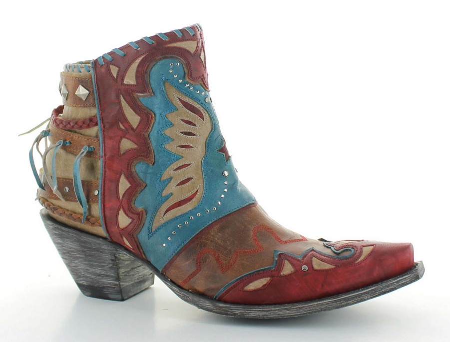 Old Gringo * | Old Gringo Boots Hot Sell Old Gringo Eagle Flight Blue Red Bl3515-3