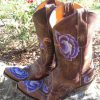 Old Gringo * | Old Gringo Boots Fire Sale Old Gringo Violet Marsha Brass