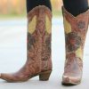 Corral * | Corral Boots Attractive Corral Daisy Cognac Cowgirl Boots