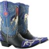 Double D Ranch * | Official Double D By Old Gringo Bronc Buster Blue Black Ddl1030-2