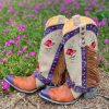 Old Gringo * | Yippee Ki Yay By Old Gringo Wholesale Yippee By Old Gringo Marielle Mango Bone Violet Yl498-2