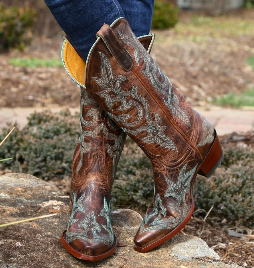 Old Gringo * | Old Gringo Boots Best-Selling Old Gringo Diego Rust & Turquoise L113-13