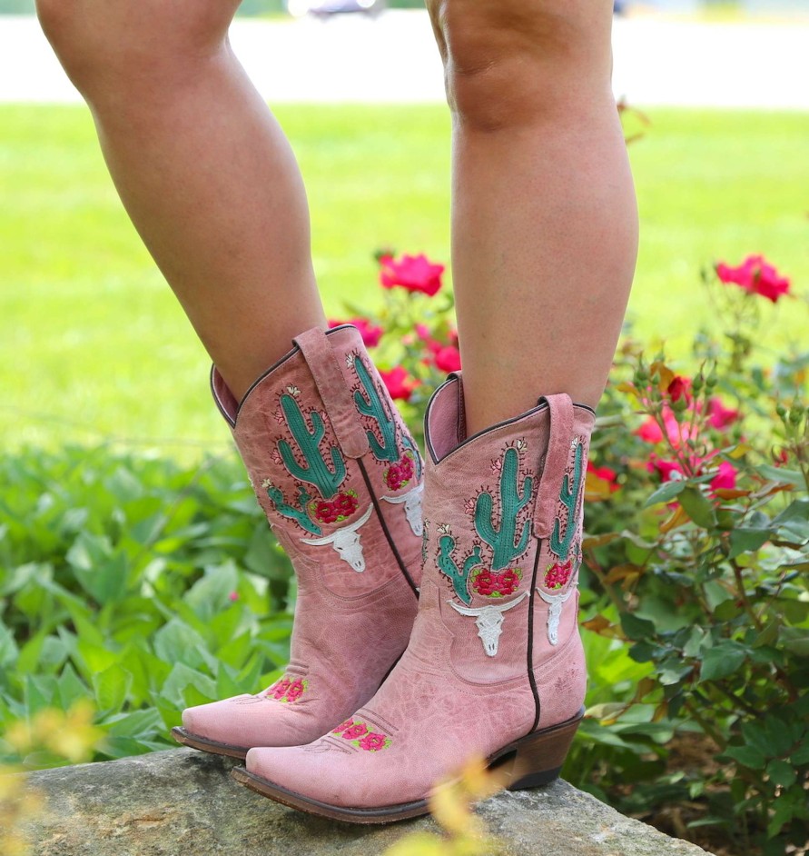 Junk Gypsy By Lane * | Junk Gypsy By Lane Boots Online Sales Junk Gypsy By Lane Bramble Rose Blush Pink Jg0015E