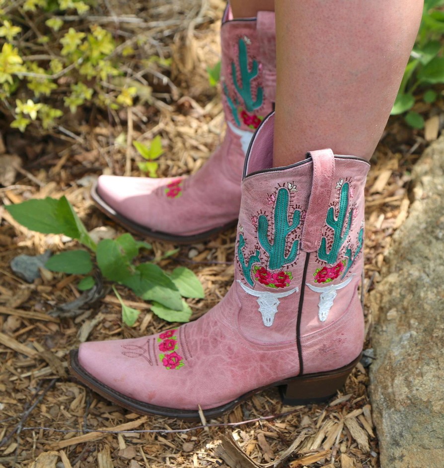 Junk Gypsy By Lane * | Junk Gypsy By Lane Boots Online Sales Junk Gypsy By Lane Bramble Rose Blush Pink Jg0015E