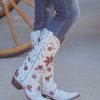 Old Gringo * | Old Gringo Boots Typical Style Old Gringo Lovers And Flowers White L3351-3