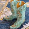 Old Gringo * | Old Gringo Boots Gift Selection Old Gringo Lucky Stud Washed Aqua L523-11