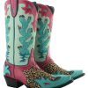 Double D Ranch * | Typical Style Double D By Old Gringo Desert Desperado Turquoise Pink Ddl1022-1