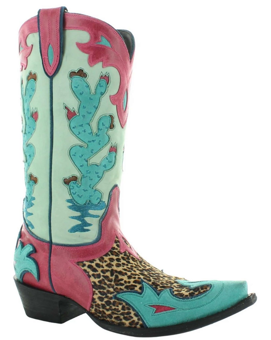 Double D Ranch * | Typical Style Double D By Old Gringo Desert Desperado Turquoise Pink Ddl1022-1