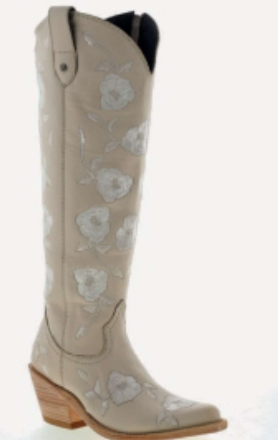 Liberty Black * | Liberty Black Boots Typical Style Liberty Black Garden Missouri Bone Floral Tall Lb7129148