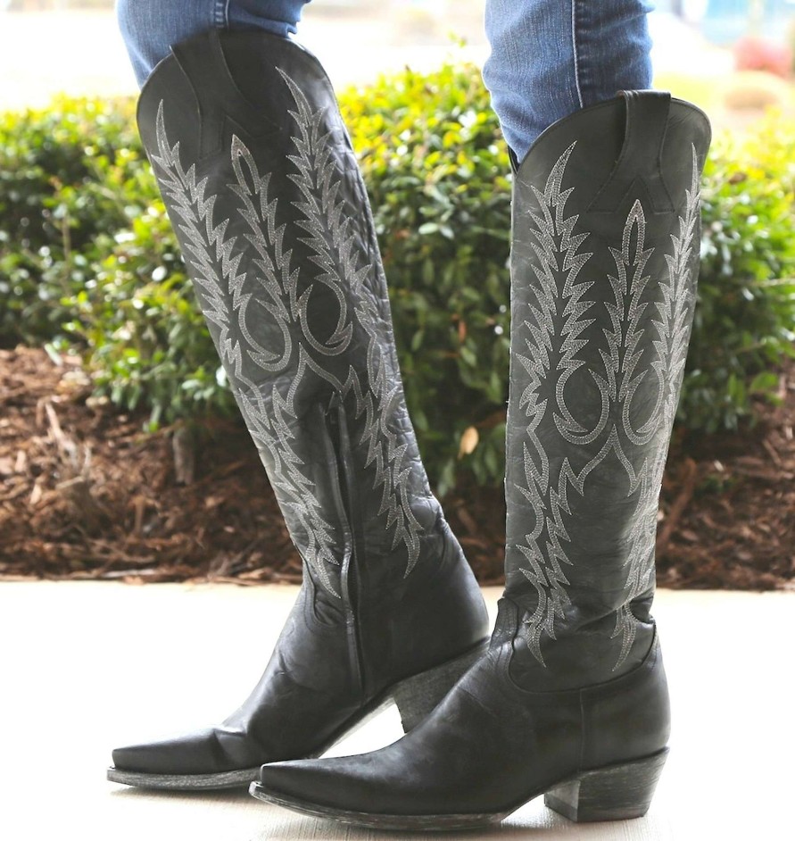 Old Gringo * | Hot Sell Old Gringo Boots Mayra Black L601-2