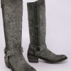 Liberty Black * | Liberty Black Boots Gift Selection Liberty Black Biker Napa Cobre Gris Lb711135