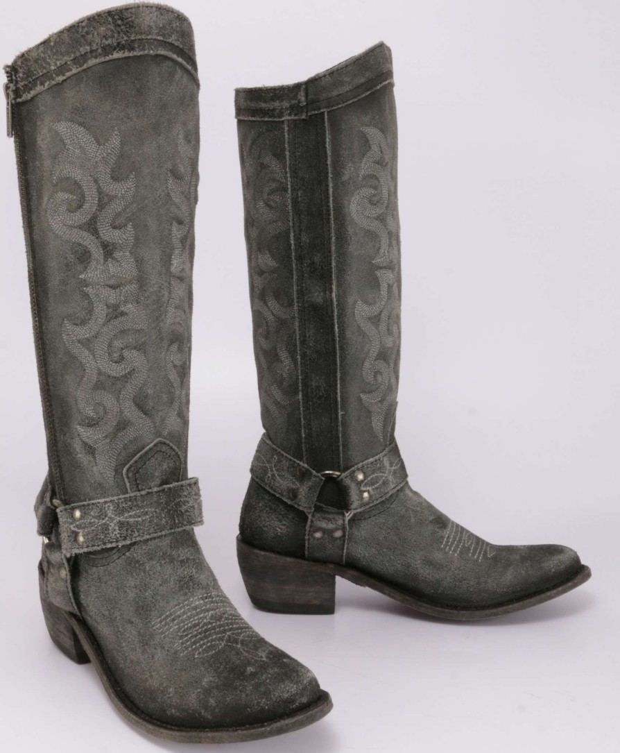 Liberty Black * | Liberty Black Boots Gift Selection Liberty Black Biker Napa Cobre Gris Lb711135