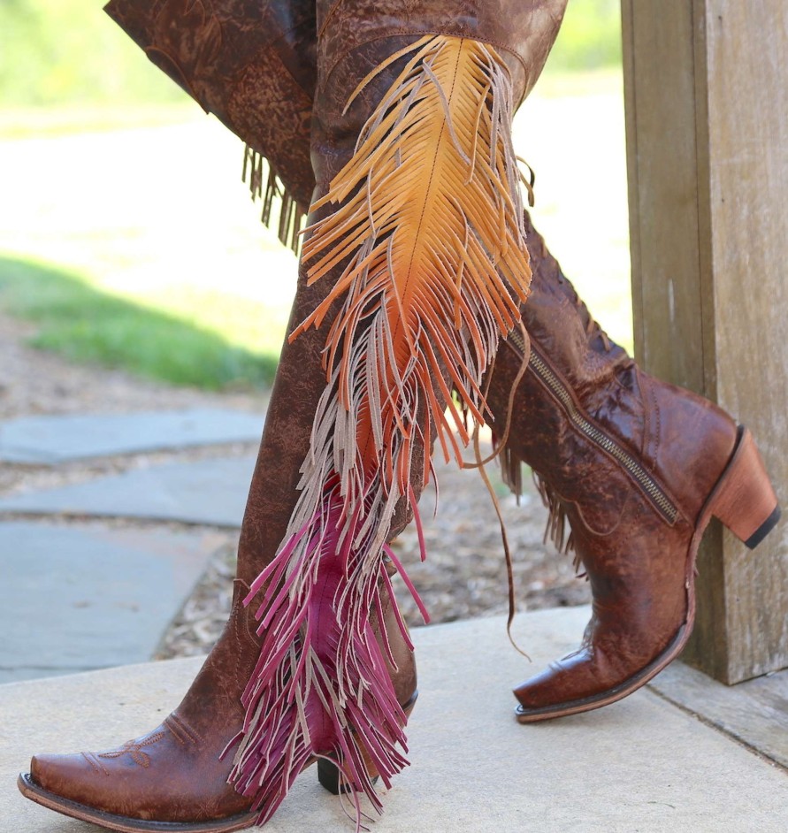 Junk Gypsy By Lane * | Lane Boots Original Junk Gypsy By Lane Spirit Animal Brown Jg0022A