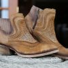 Corral * | Corral Boots Official Corral Sand Laser Ankle Boot C3143