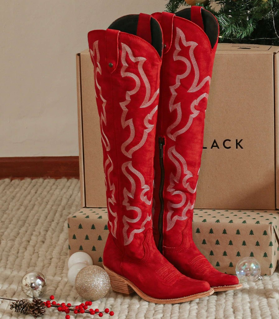 Liberty Black * | Liberty Black Boots Discounts Liberty Black Allyssa Rojo Red Lb712989