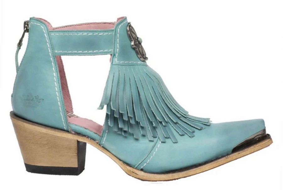 Junk Gypsy By Lane * | Junk Gypsy By Lane Boots Attractive Junk Gypsy By Lane Kiss Me At Midnight Sandal Turquoise Jg0066C