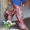 Corral * | Corral Boots Quick Delivery Corral Red Wings And Heart Inlay A3409