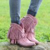 Junk Gypsy By Lane * | Junk Gypsy By Lane Boots Original Junk Gypsy By Lane Spitfire Rose Pink Jg0007G