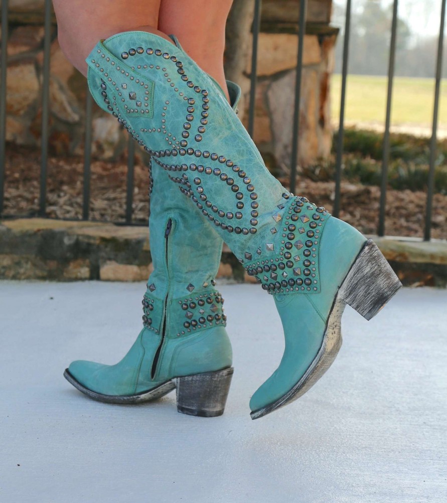 Old Gringo * | Old Gringo Boots Discount Online Old Gringo Belinda Sky Blue L903-48