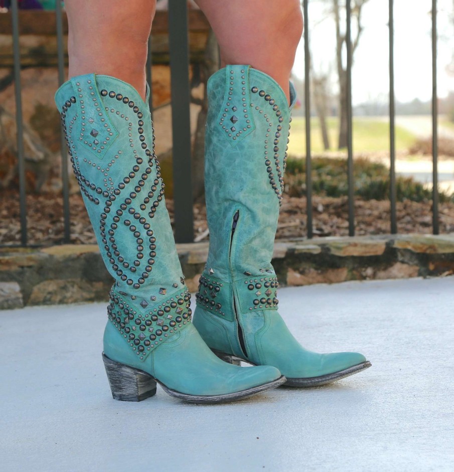 Old Gringo * | Old Gringo Boots Discount Online Old Gringo Belinda Sky Blue L903-48