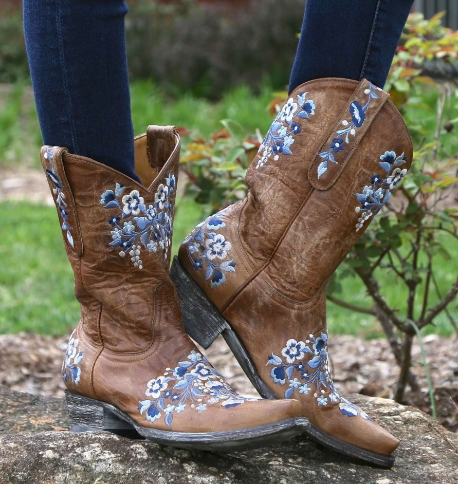 Old Gringo * | Old Gringo Boots Best Price Old Gringo Sora Oryx & Blue Boots L841-19